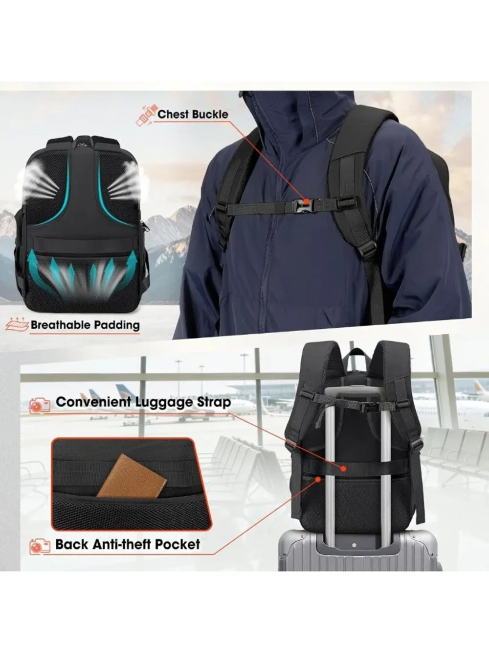 Waterproof Camera Backpack for DSLR/SLR/Mirrorless - Tactical Photography Case